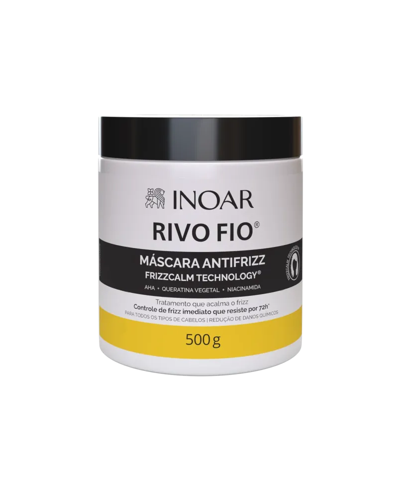 INOAR Rivo Fio Mask - anti-frizz plaukų kaukė 500 g.