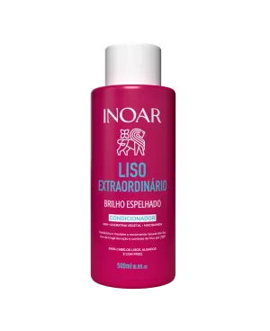 INOAR Liso Extraordinario Conditioner - plaukus glotninantis kondicionierius 500 ml.
