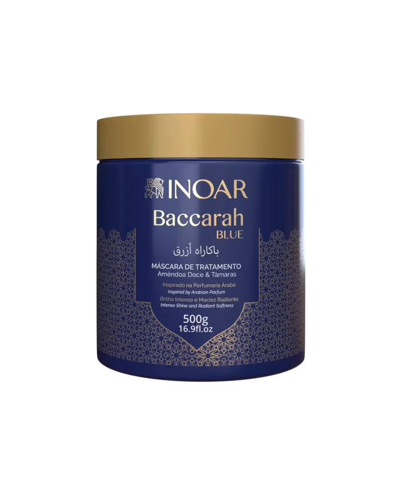 INOAR Baccarah Blue Mask - plaukus maitinanti kaukė 500 g.