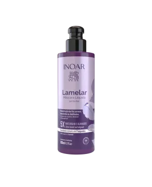 INOAR Lamellar Liquid Mask - skysta lamelinė kaukė plaukams 200 ml.