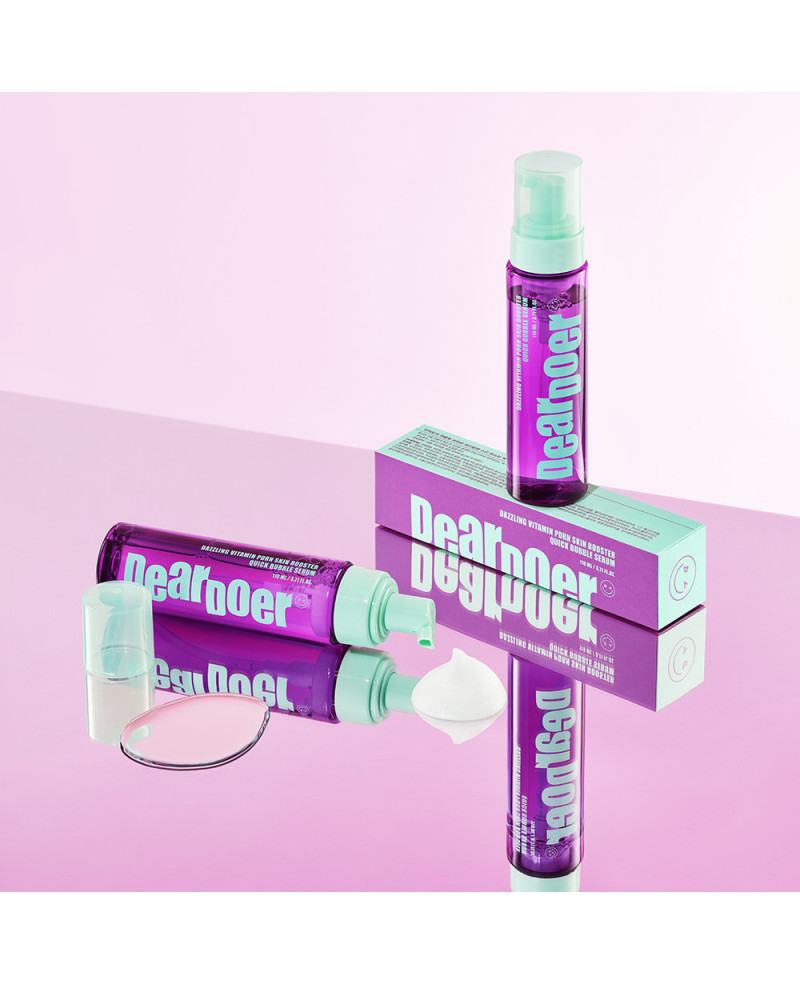 Dear Doer Dazzling Vitamin PDRN Skin Booster Quick Bubble Serumas 110ml.