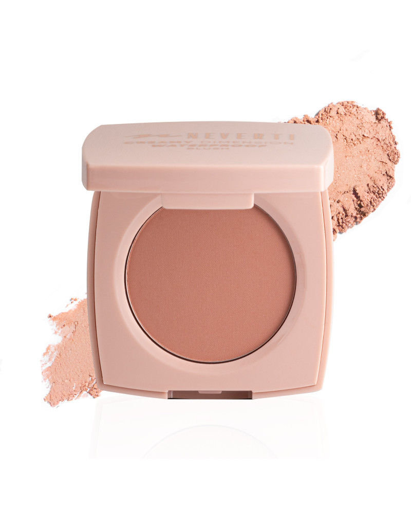 NEVERTI Creamy Dimension Waterproof Blush – vandeniui atsparūs kreminės tekstūros skaistalai