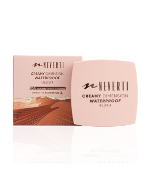 NEVERTI Creamy Dimension Waterproof Blush – vandeniui atsparūs kreminės tekstūros skaistalai
